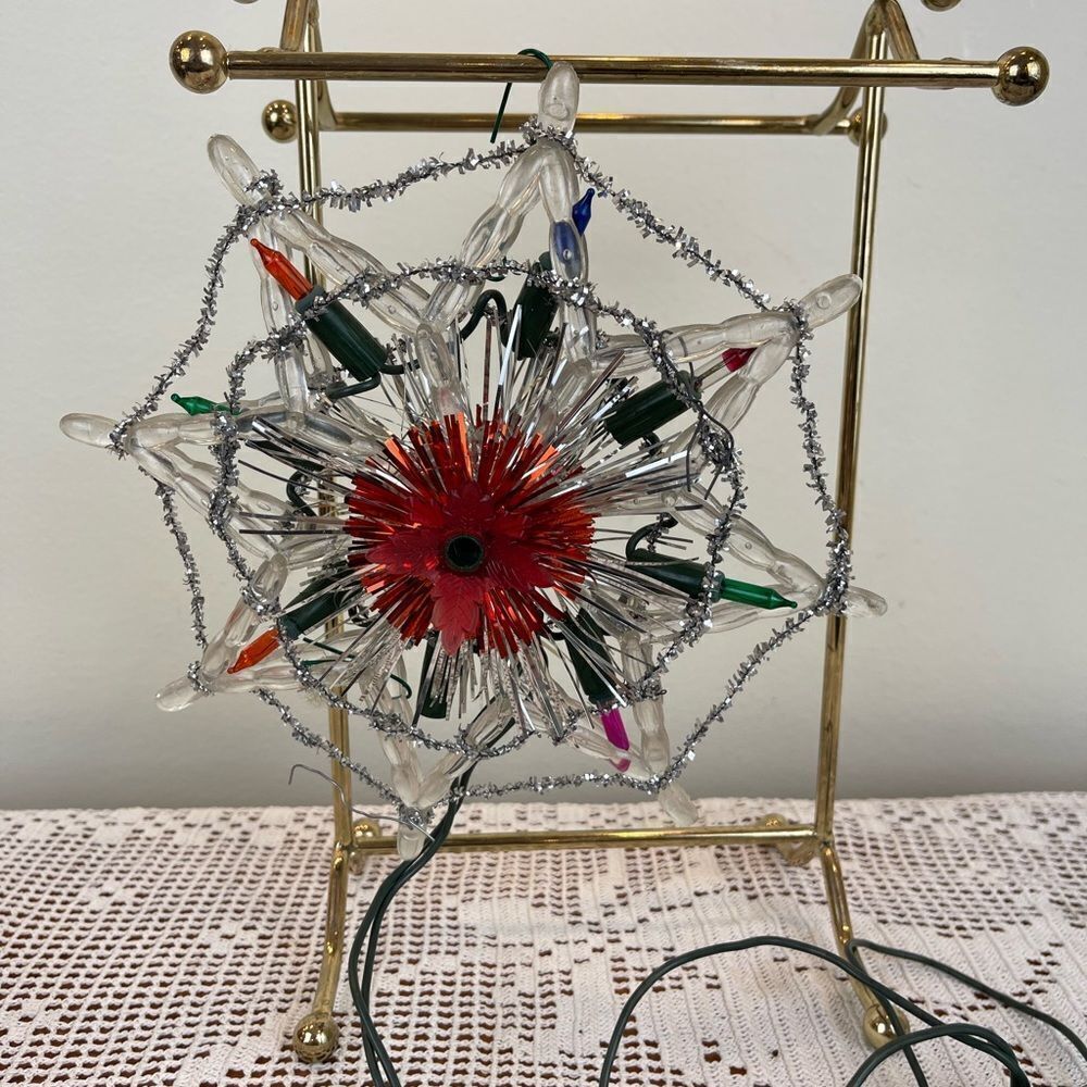 Vintage Christmas tree topper || Non functional || Christmas topper vintage